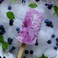 Domowe lody borówkowe