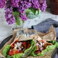 Tortilla z gyrosem i warzywami
