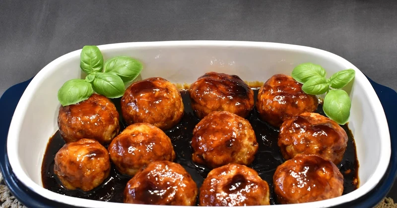 Kotlety drobiowe z sosem Teriyaki