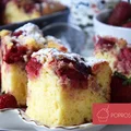 CIASTO JOGURTOWE Z TRUSKAWKAMI I KRUSZONKĄ- KAŻDEMU WYJDZIE!