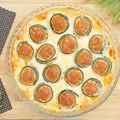 Zapiekane cannelloni z cukinii i mięsa mielonego w sosie beszamelowym