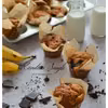 MUFFINKI Z BANANAMI I CZEKOLADĄ