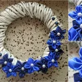 Wianek z kanzashi