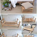 Ogrodowa sofa z palet