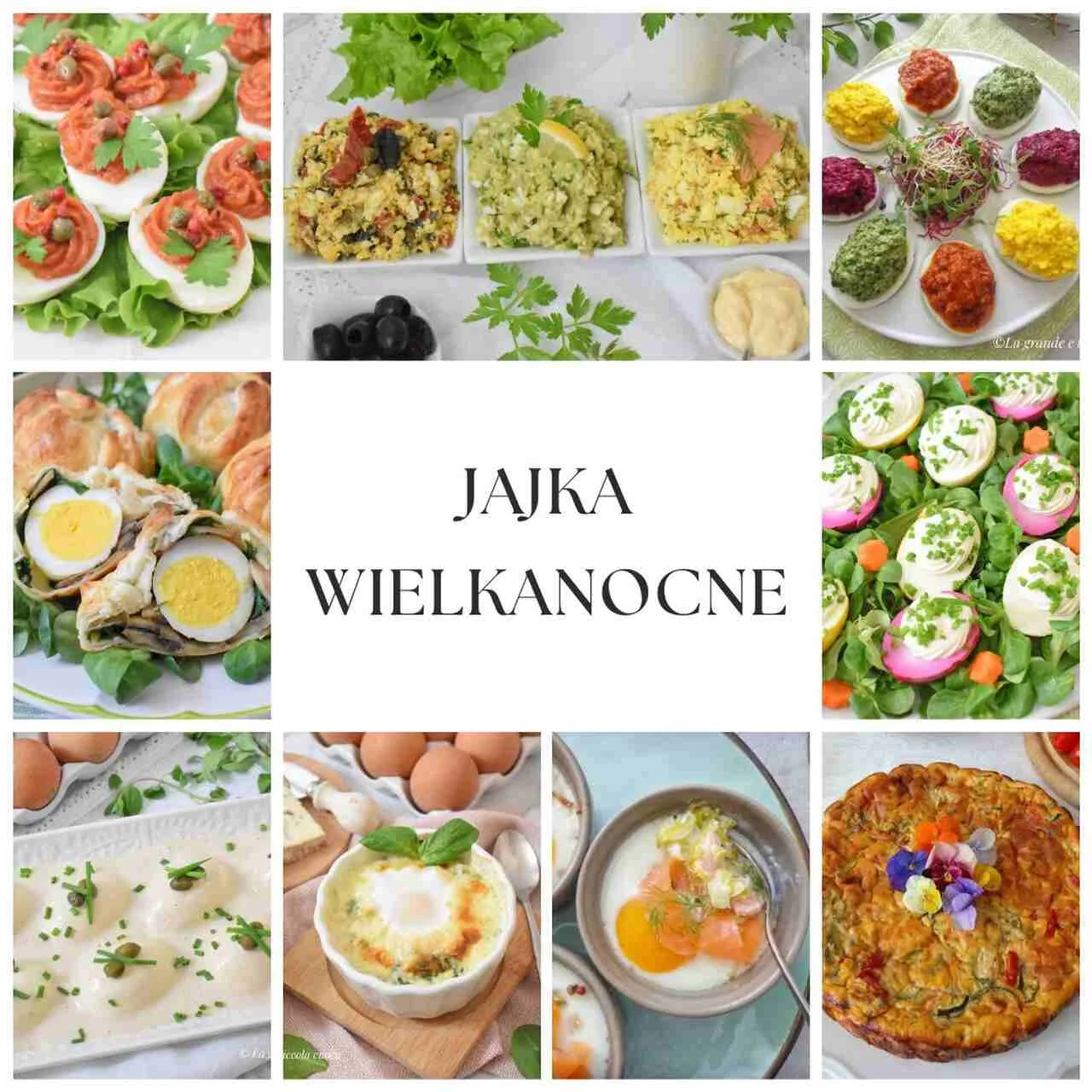 Jajka wielkanocne - 20 przepisów