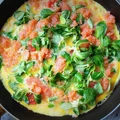 Frittata z łososiem