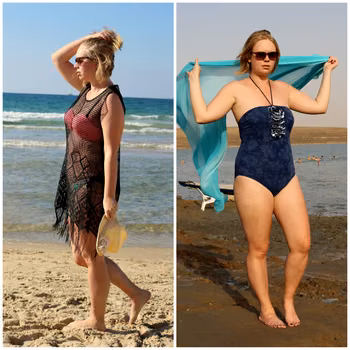 plaża plus size