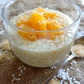 Kokosowo-pomarańczowy pudding z tapioki