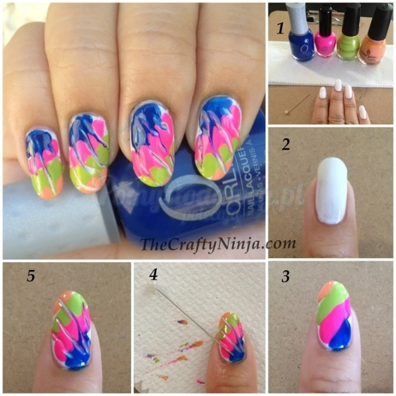 Fantastyczny barwny manicure w kilka minut