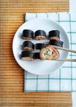 Sushi w wersji polskiej, czyli sushi z kaszą jaglaną