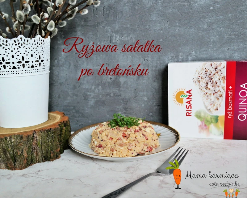 Ryżowa sałatka po bretońsku