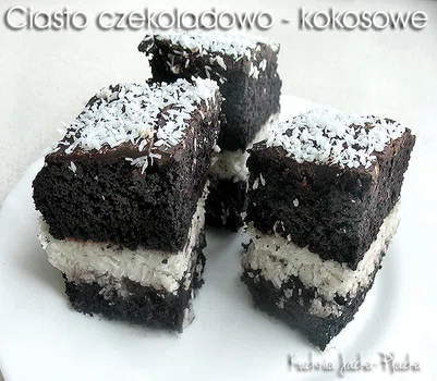 Ciasto czekoladowo - kokosowe