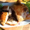 Wyluzowane, nadziane kurcze pieczone