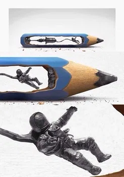 Niewiarygodna rzeźba w ołówku