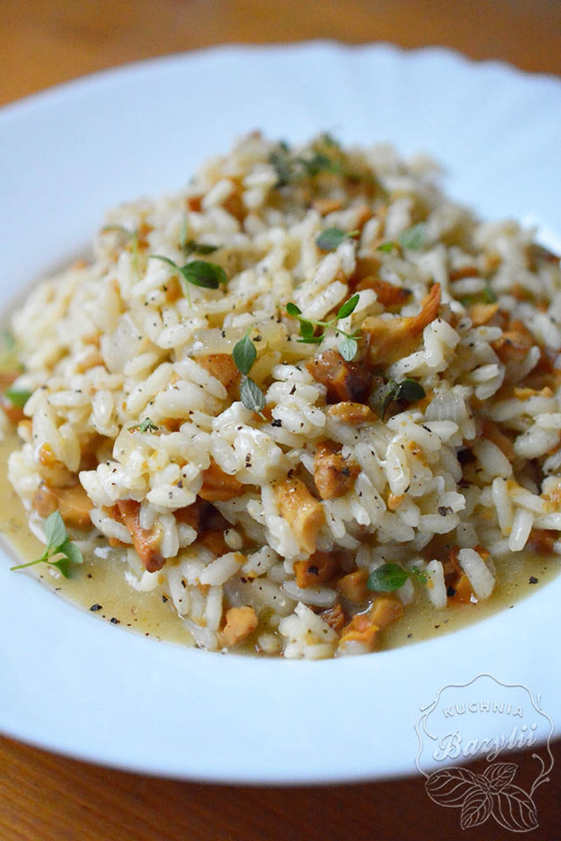 Risotto z kurkami