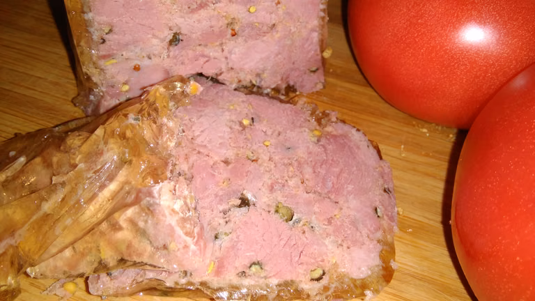 Szynka z indyka z zielonym pieprzem z szynkowara