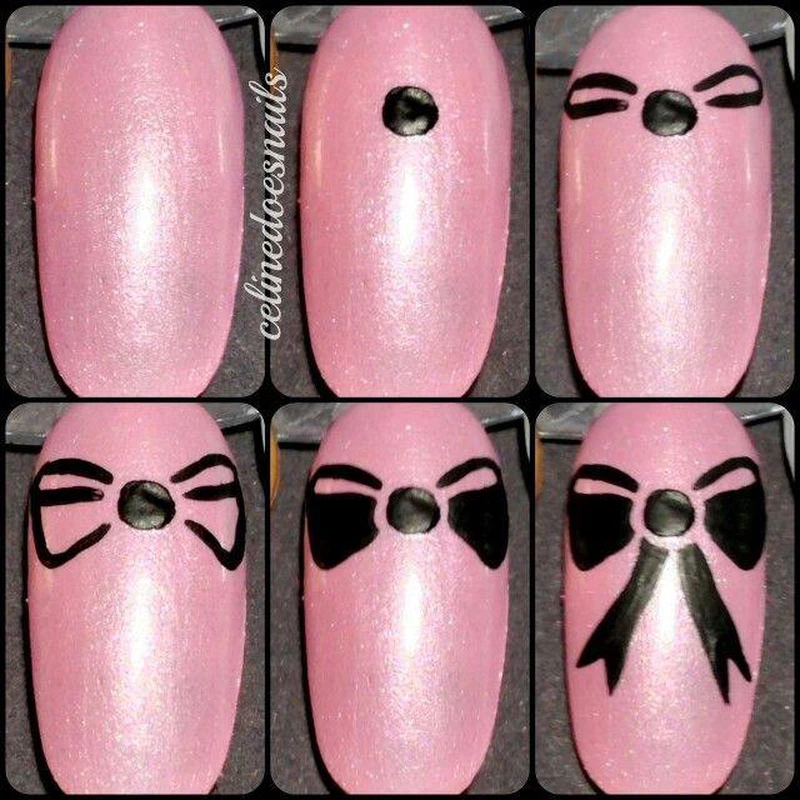 Jak zrobić kokardę - manicure