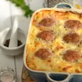 Klopsiki zapiekane z makaronem - PRZEPIS