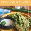 Pieczone naleśniki brokułowo-szpinakowe