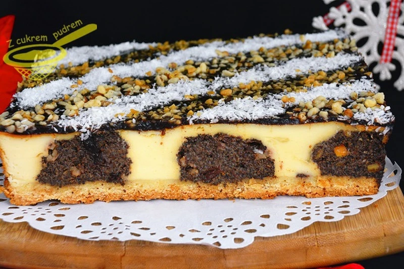 seromakowiec na kruchym cieście