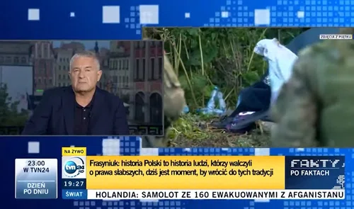 Migranci na granicy: ostre słowa Frasyniuka o żołnierzach. TVN24 przeprasza. Sprawa w prokuraturze