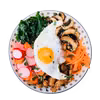 Kurczak bibimbap z kaszą orkiszową