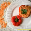 Papryka faszerowana soczewicą i kaszą jaglaną - 260 kcal