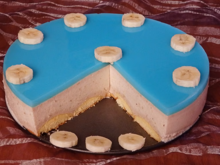 Sernik bananowy na zimno