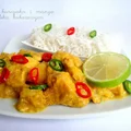Curry z kurczaka i mango w mleku kokosowym