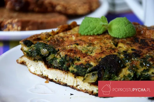 Szpinakowy omlet