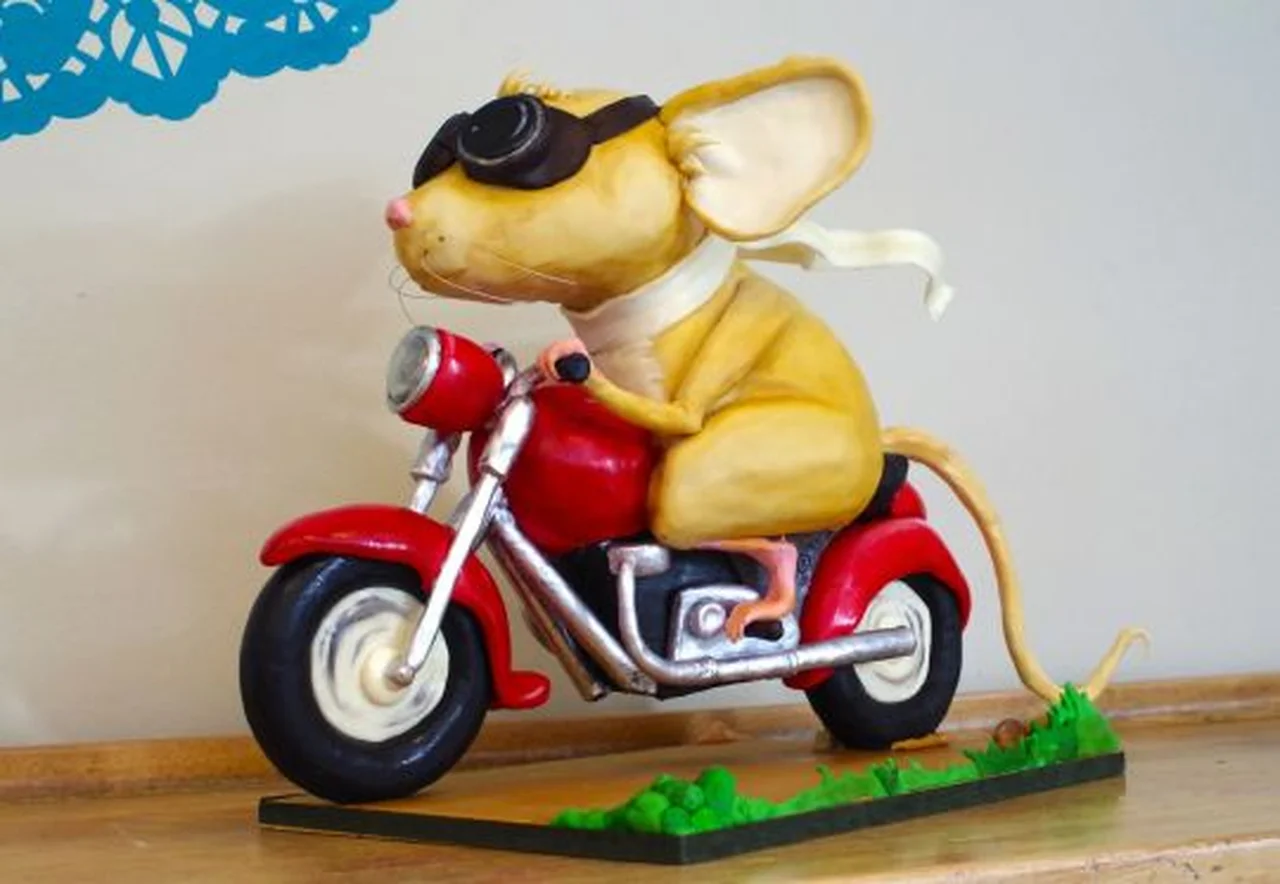 Myszka na motorze
