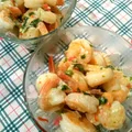 Krewetki z czosnkiem i chili na białym winie