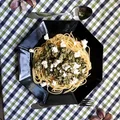 Szpinakowe spaghetti