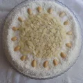 Tort migdałowy z masą budyniową