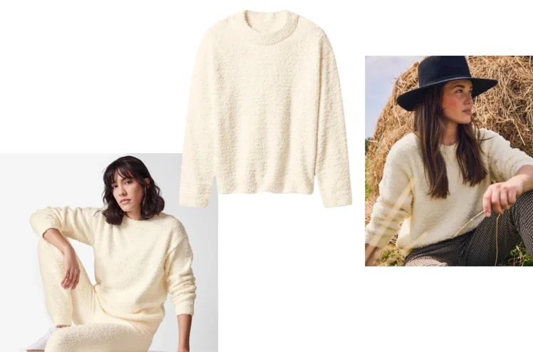 Zdjęcie Te pluszowe sweterki z Lidla za 48 zł zrobią furorę w zimowej stylizacji! Okrągły dekolt i luźny, ale kobiecy krój – idealny do legginsów, dżinsów i spódnicy #3