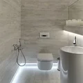Minimalistyczna toaleta