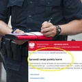 Sprawdź swoje punkty karne i przewinienia ONLINE!