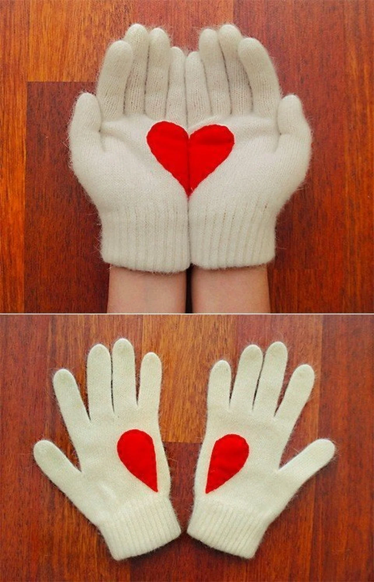 Rękawiczki dla zakochanych