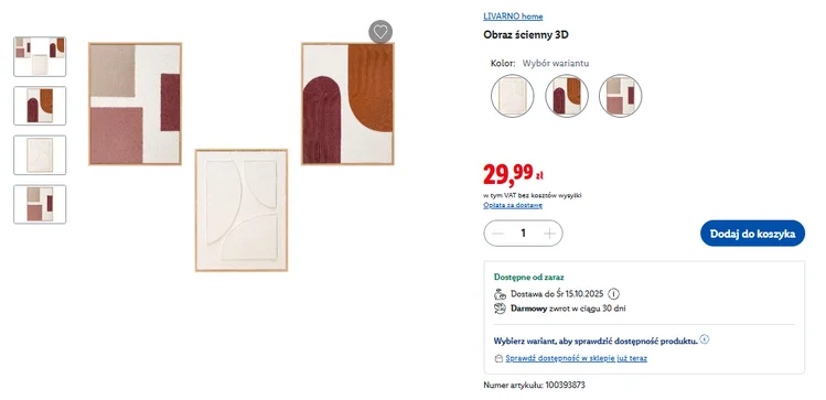 Zdjęcie Te obrazy 3D robią furorę w Polsce i za granicą! W Lidlu za 29,99 zł skandynawskie i jesienne motywy z efektem wow! #1