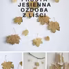 DIY Prosta jesienna dekoracja z liści
