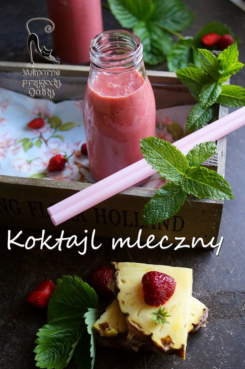Koktajl mleczny owocowy