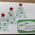 Minimalistyczna kartka świateczna