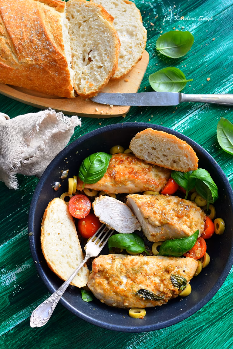 FILETY Z INDYKA W PESTO PO WŁOSKU, OBIAD W 15 MINUT