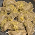 Pierogi orkiszowe z soczewicą