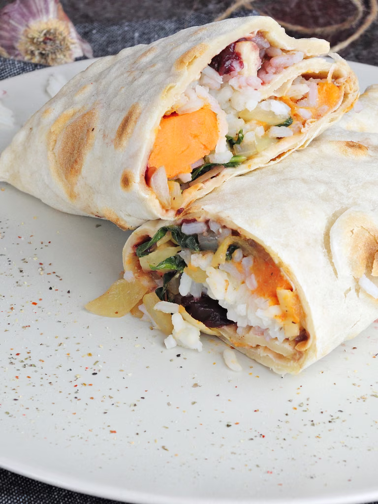 Burrito wrap na wiosnę