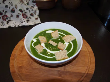 Zupa Krem Szpinakowa łatwa szybka i smaczna