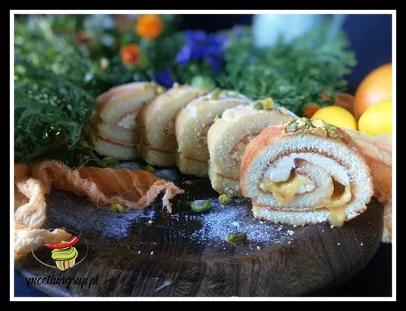 Rolada z lemon curd