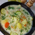Zupa ogórkowa z ogórków małosolnych