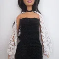 "Mała czarna" sukienka dla Barbie