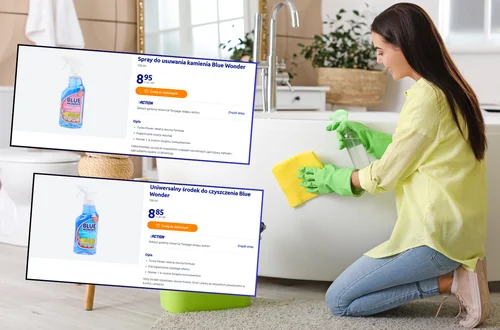 Ten płyn z Action to hit! Blue Wonder za 8,85 zł czyści tłuszcz, brud i kamień w mig